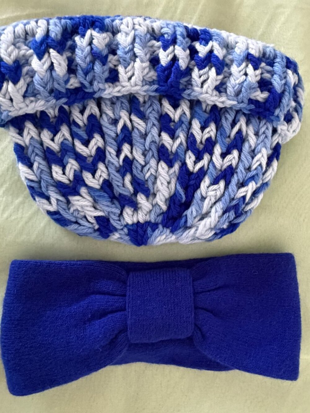 NEW Wool Warm Head Band and Knit Hat